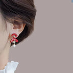 Red Earrings D84