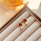 E816-8 Coffee Color with Real Gold Plating