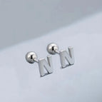 Silver / Letter N