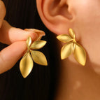 02 18K Real Gold Leaves 8882