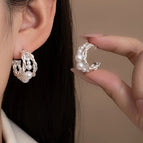 Ea360 silver twist pearl