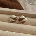 Color-Block Oil Drop Coffee-Silver Needle