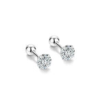White Gold / 3mm(925 Sterling Silver)