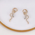 316-Snake-Shaped Full Diamond Gold