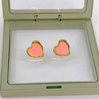 One Size / Gold / Pink Love Heart