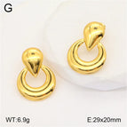 09-29*20mm / Gold / 1 Pair/Package
