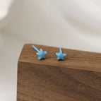 Denim Blue Little Stars/1 Pair