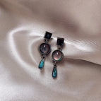 2# Dark Blue Opal【E0199 Silver Needle】