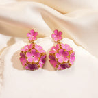 12# Silver Needle-Gold/1.3*1.1cm-Pink