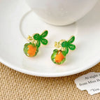 4#Ear Clip-Everything Goes Well Persimmon