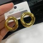 Gold Large Earrings81 / 18k