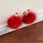 27711B Red Fur Ball
