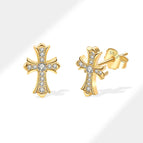 18K Gold (with Silver Stud Earrings) / 925 silver