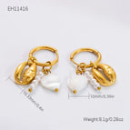 Eh11416 / Electroplating 18K Real Gold