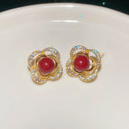 Silver Needle-gold-red (real Gold Plating)