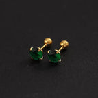 Green / 6mm Pair