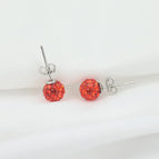 Rose Red Diamond / 6mm with rubber stopper