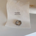 Silver Magnet Ear Cuff