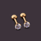 Gold / 4mm Pair