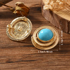 Blue Turquoise Simulated Gold (WEH6097)