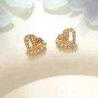 Gold Love Heart [Real Gold Plating]