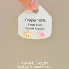5#Bear Head Stud Earrings