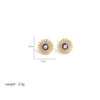 Gold / Sun Dark Blue Big Eyes