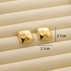 R183 Wave Square-Gold