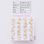 8.2x10mm / Butterfly / 12 Pairs/Package
