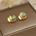 One Size / Gold / Irregular Light Green