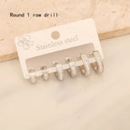 One Size / 8#1 Gang Drill round Silver