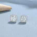 Platinum/1.7*0.9cm-Large Size (with Rubber Stopper) / 925 silver