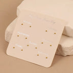 Gold / 2mm/7 Pairs