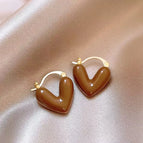 9# Brown Love Ear Clip