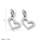 Silver / Hollow Big Heart