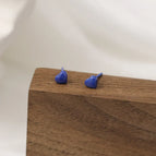 Dark Blue Small Hearts/1 Pair