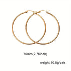 Gold / 70mm Pair
