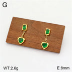 8mm / Gold / 1 Pair/Package
