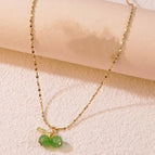 One Size / Gold / LM006-Green
