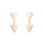 Heart Arrow Rose Gold