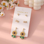 Average Size / Multicolor / Bow + Sunflower