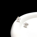 Steel Color-Flower Pin (Single)