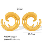Eh598 Gold Earrings