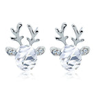 A138-26 White Crystal Elk Crystal