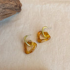 Amber Triangular Matte