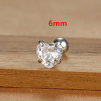 E1611 6mm Silver 1Pc