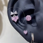A1050 Bow Pink Peach Heart