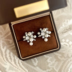 Silver Irregular Stud Earrings