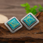 Lake Blue Antique Silver