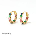 Gold + Colorful Crystals